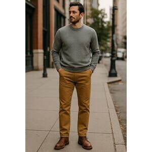 Taylor Stitch Chino Pants Size Waist 36/Length 34 Tan Preppy Heritage